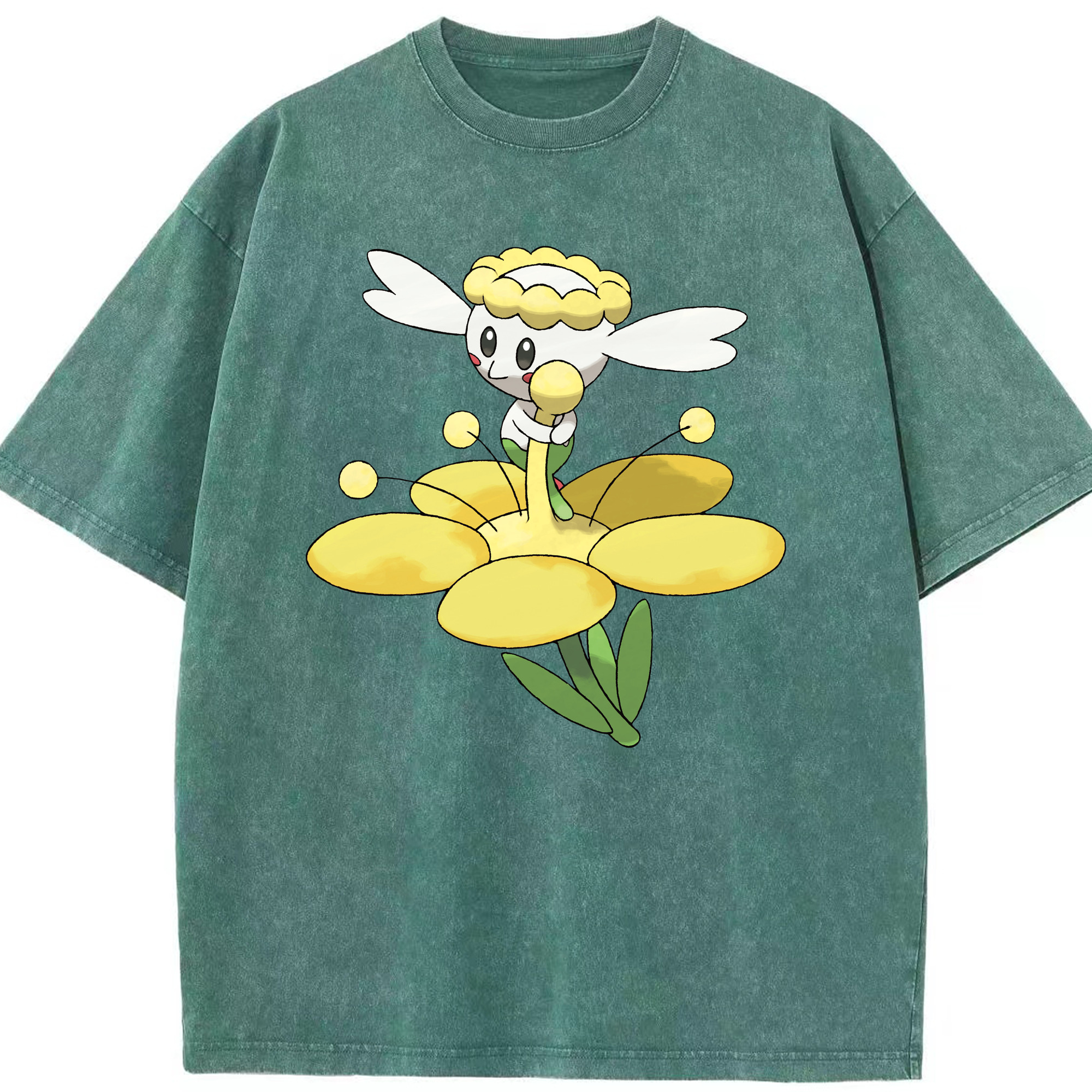 （画像用） ポケットモンスター Pokémon 綿100% ヴィンテージ風 半袖Tシャツ（フロントプリント）